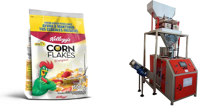 چطور دستگاه بسته بندی فرم پاکتی کورن فلکس کار میکند ؟   5