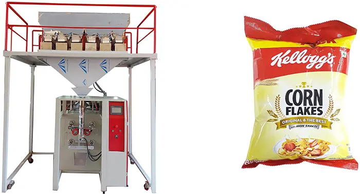 چطور دستگاه بسته بندی فرم پاکتی کورن فلکس کار میکند ؟   6