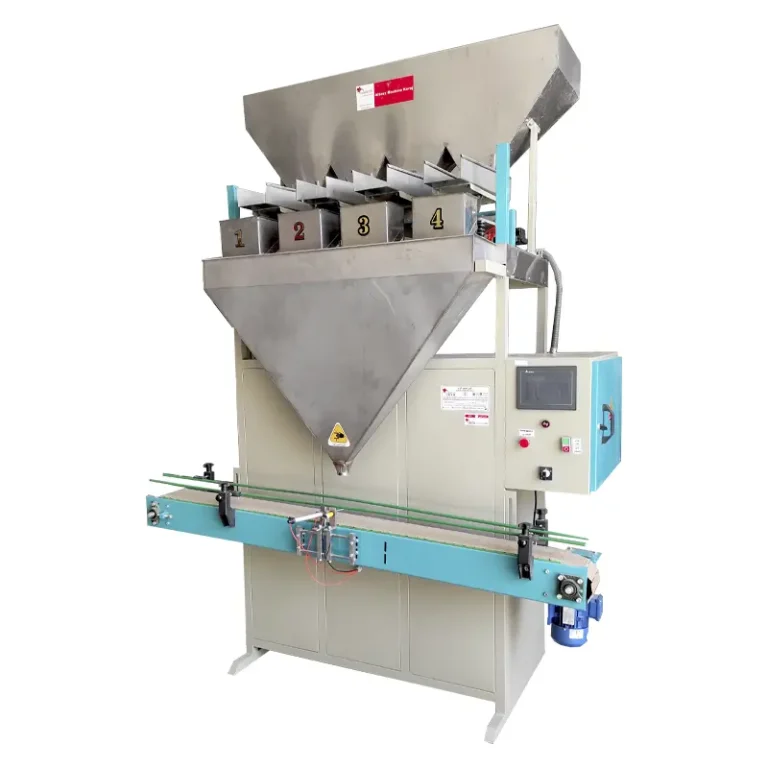 پرکن قوطی اتوماتیک گرانول 4 توزین 4