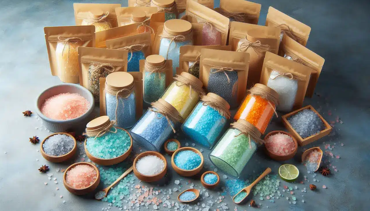 دستگاه بسته بندی نمک حمام به شما کمک میکند تا به سادگی آن را در داخل قوطی و همچنین در داخل پاکت زیپ کیپ دار بسته بندی کنید و به فروش برسانید