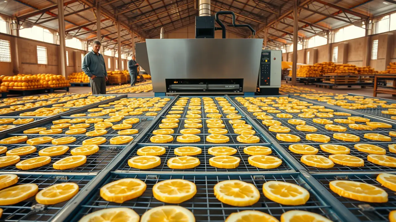 لیمو شیرین خشک کن | خشک کردن لیمو عمانی | لیمو ترش 5