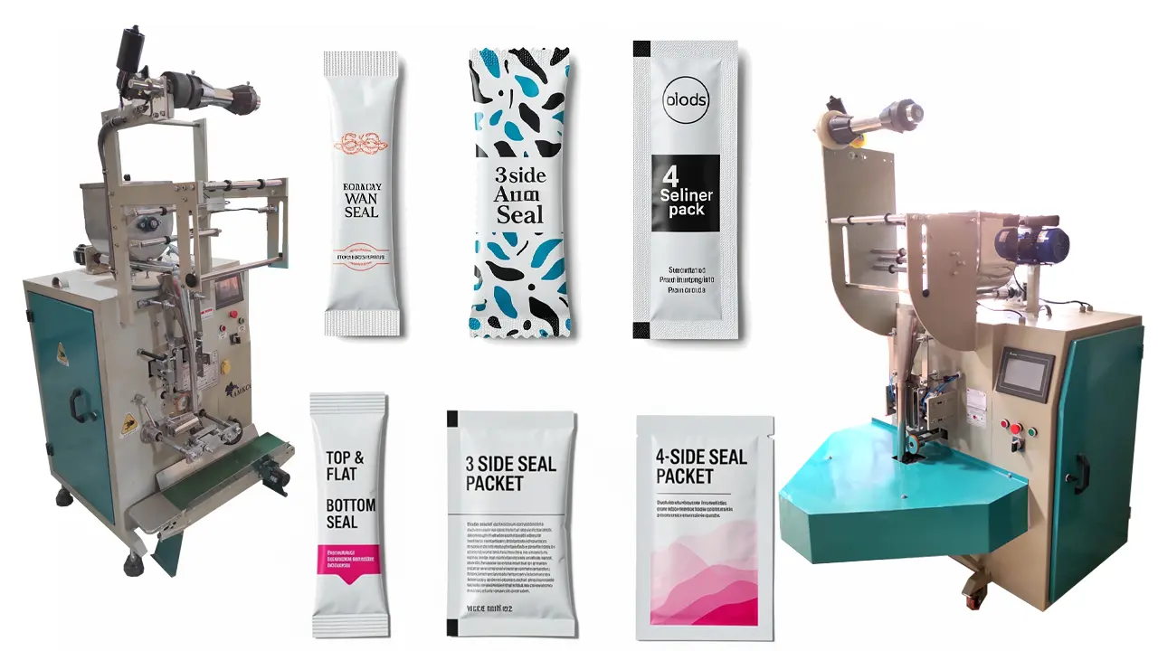 دستگاه بسته بندی ساشه خانگی حرفه‌ای می‌خواهید؟ البرز ماشین کرج، انتخاب اول برای ساشه ارزان و باکیفیت (PLC/HMI). بهترین مدل‌ها و مشاوره خرید!