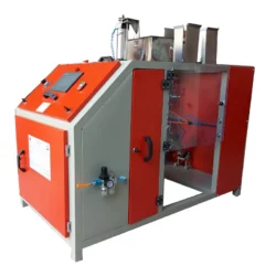 دستگاه بسته بندی پوچ باکس مایع اتوماتیک البرز ماشین کرج با دوخت حرارتی دقیق، مناسب انواع مایعات در پاکت‌ های ایستاده بغل کاست با کیفیت بالا.