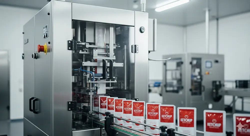 قیمت دستگاه بسته‌ بندی سس تک نفره به چه عواملی بستگی دارد؟ راهنمای کامل خرید 4