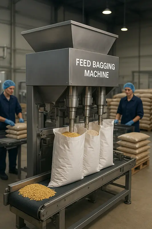 معرفی دستگاه کیسه پرکن خوراک دام و نقش آن در صنعت دامپروری 5