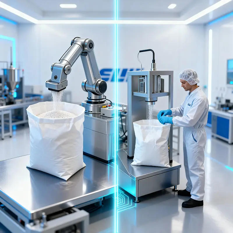 کیسه پرکن اتوماتیک یا نیمه اتوماتیک: کدام برای شما بهتر است؟ (راهنمای جامع 1404) 🤖 4