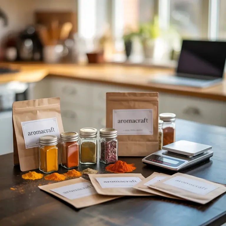 ✅ راهنمای کامل راه‌اندازی کسب و کار بسته بندی ادویه در منزل. از محاسبه سود بسته بندی ادویه تا خرید دستگاه خانگی و دریافت مجوز. اولین قدم برای کارآفرینی را بردارید!