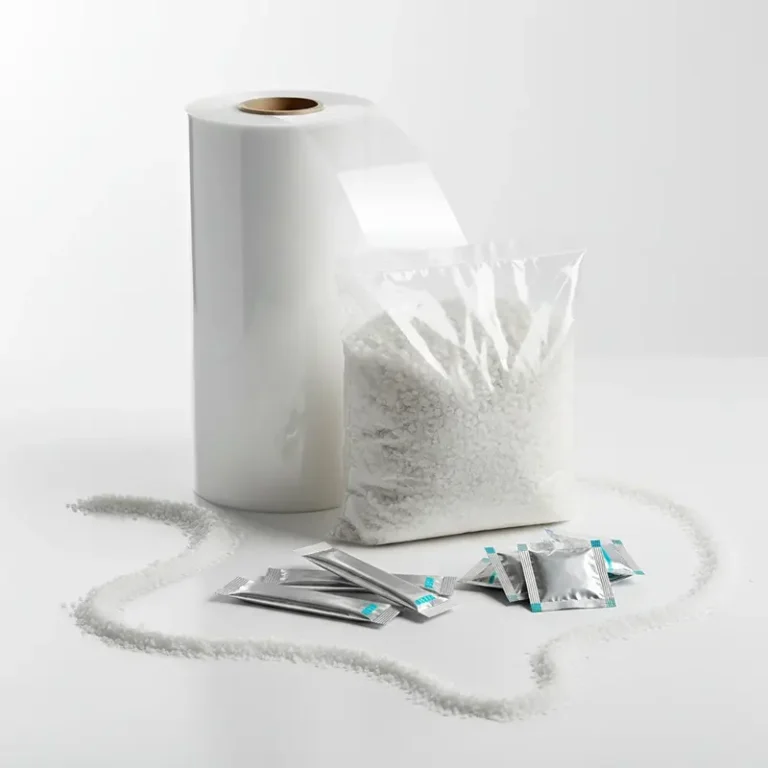 راهنمای انتخاب لفاف بسته‌ بندی نمک؛ مقایسه ساشه کاغذی، متالایز و شفاف. بهترین جنس رول برای دستگاه چیست؟ + فرمول محاسبه تعداد در کیلو