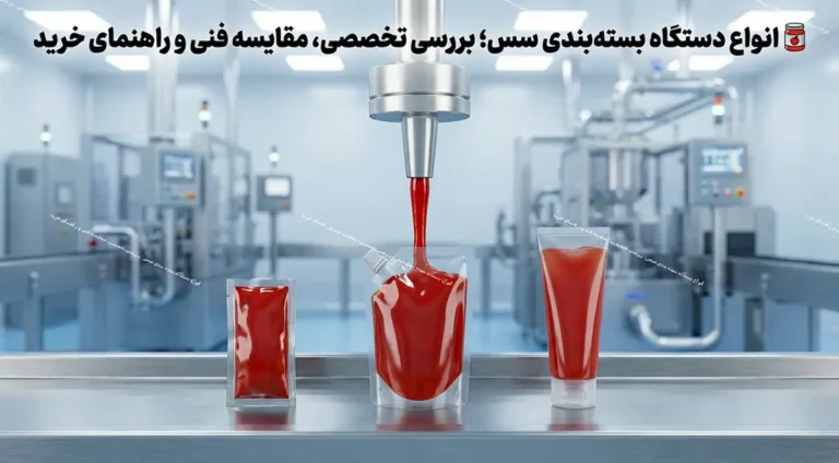 مقایسه فنی انواع دستگاه بسته بندی سس (ساشه، دویی‌ پک و تیوپ). بررسی سرعت، قیمت و بازگشت سرمایه برای انتخاب بهترین دستگاه خط تولید در بامک.