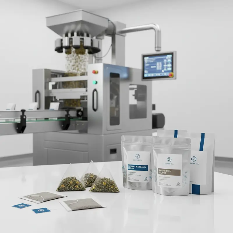 راهنمای جامع انتخاب دستگاه بسته بندی چای: از تی‌ بگ تا بالشتی ⚙️ 4