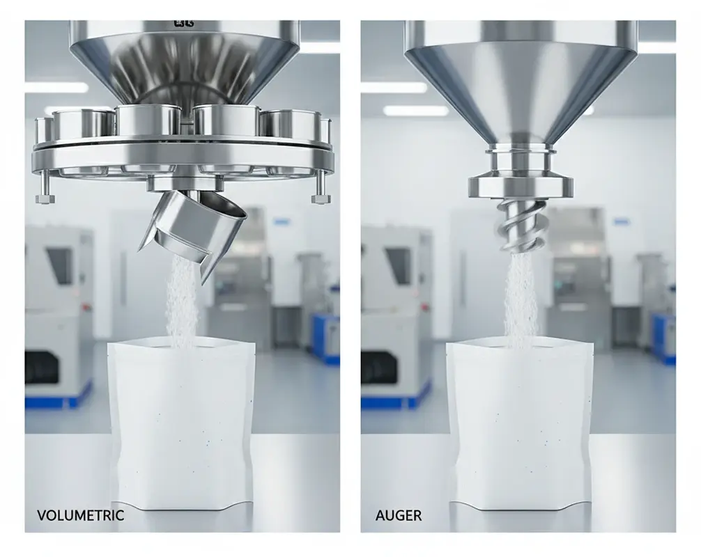 تفاوت دستگاه بسته بندی حجمی و پودری چیست؟ با مقایسه کامل دستگاه بسته بندی حجمی و پودری (اوگر)، بهترین انتخاب را برای محصول خود داشته باشید.