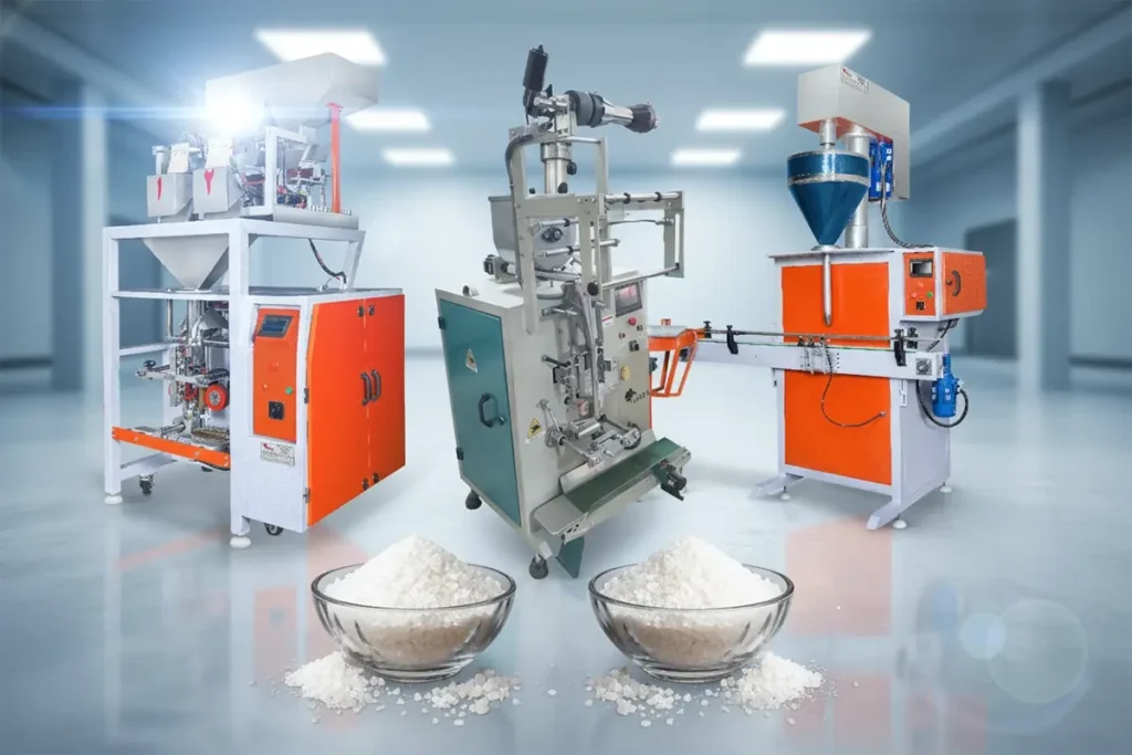 دستگاه بسته بندی نمک | سلفونی، ساشه، قوطی 4