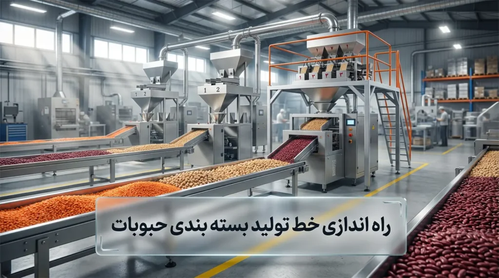 راه اندازی خط تولید بسته بندی حبوبات: تجهیزات لازم و برآورد هزینه کامل 🏭 4