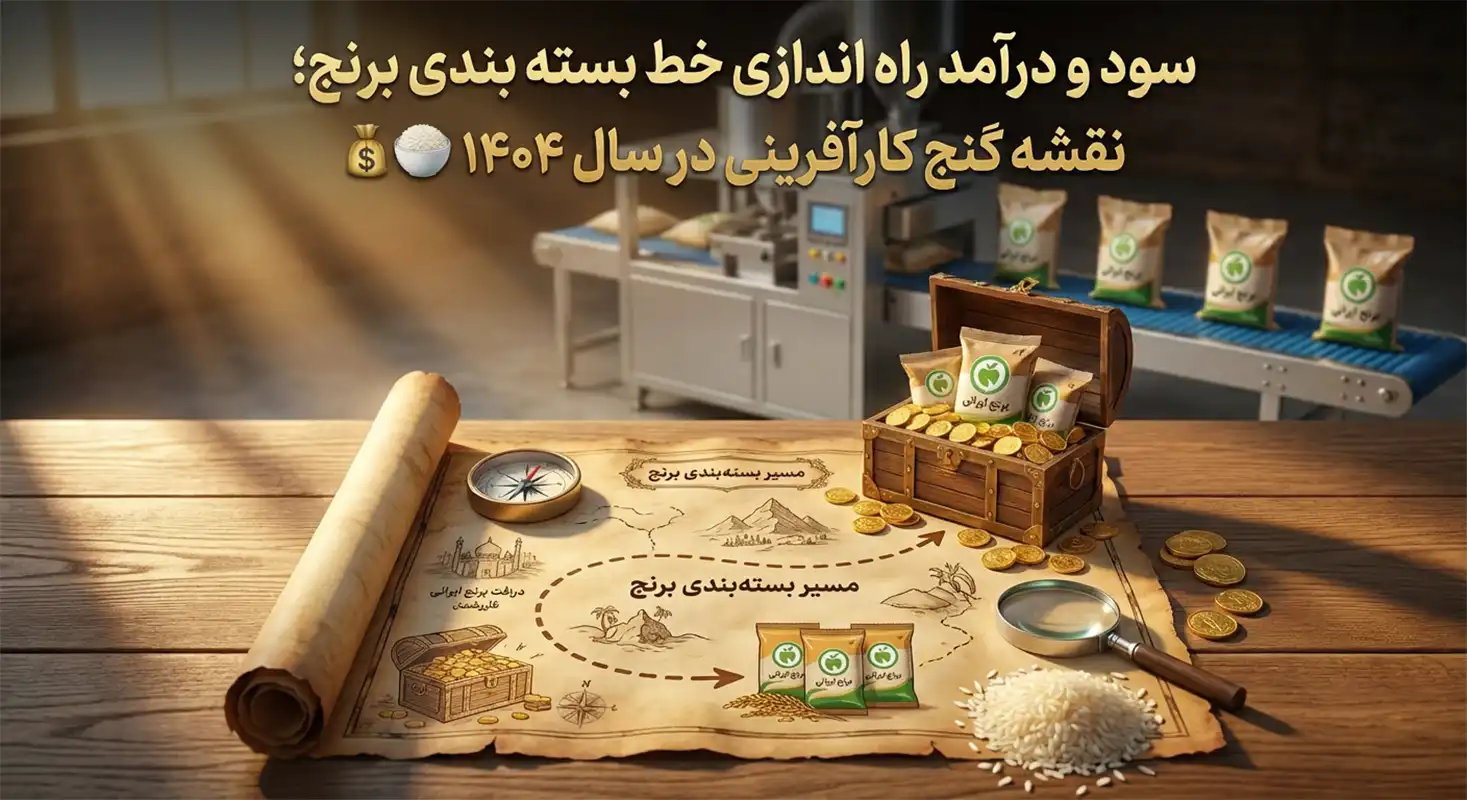 سود و درآمد راه اندازی خط بسته بندی برنج